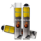 Polyurethane Expansion Pu Foam Spray ความทนทานต่อไฟ 750ML Glass Silicone Sealant