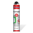 โฟม Pu แบบขยายได้อะคูสติก 750ml Polyurethane Sealant Pu Expanding Foam Spray
