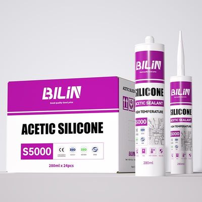 One Component Acetic Cure Silicone Sealant UV Proof For Bathrooms And Kitchens