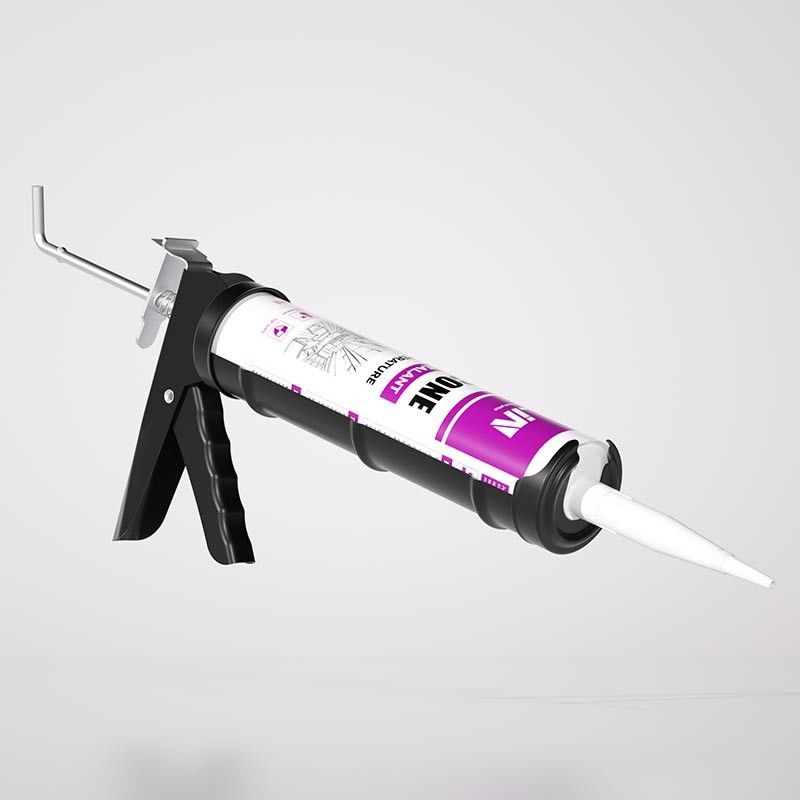 ยอมต่อ UV Acetoxy ซิลิโคน Sealant Acetic Acid Cure ซิลิโคนสําหรับหน้าต่างและประตู