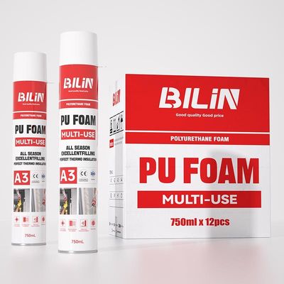 การก่อสร้างหลายประสงค์ PU Foam โปลิยูเรเทนสเปรย์ฟองกันผง