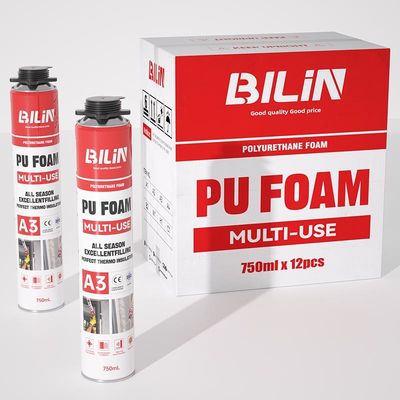 750ML 500ML PU Foam Multi-Purpose ฝนกันไฟ สูบขยาย