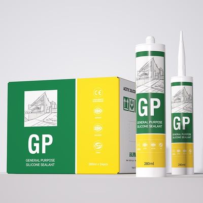 น้ําฝนกัน GP ปัจจัยทั่วไป ซิลิโคน Sealant ใช้ง่ายและสะอาดง่าย