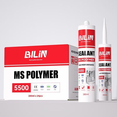 กลิ่นต่ํา Ms โพลิเมอร์ แอดซีฟิศ ไม่มีการหดตัว Paintable Alkali Resistant