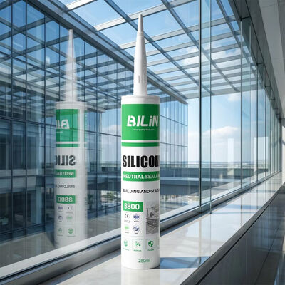 คุณภาพ Anti-aging Neutral Silicone Caulk, ผสมใสสําหรับการปิดผนังผ้าม่านและหลังคาแก้ว, ผลการปิดที่มั่นคง โรงงาน