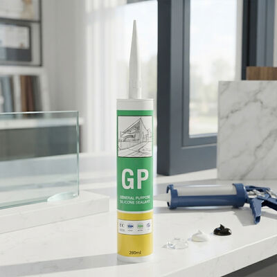 คุณภาพ การแห้งรวดเร็ว GP สารประปาซิลิโคน สีขาวใส สีดํา สีหลากหลาย โรงงาน